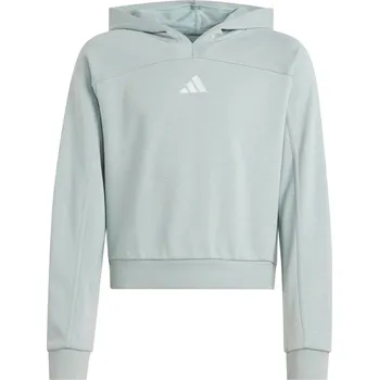 Chlapecká mikina Dětská Mikina ADIDAS JG GLAM SWT KB7048 – Zelená 152