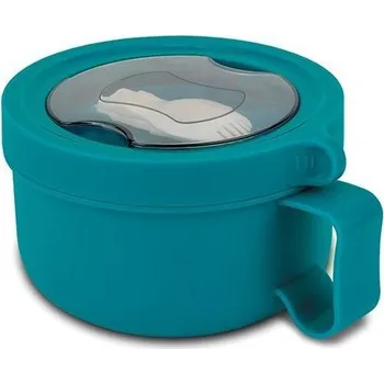 Termobox NAVA Greece Kulatý nerezový obědový box NAVA 850 ml - modrý