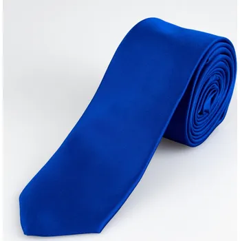 Kravata Kravata pánská AMJ úzká jednobarevná KI0016, královsky modrá