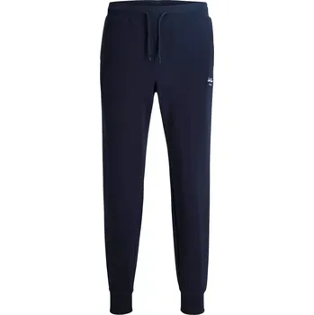 Pánské velké tepláky se stahovacími lemy Jack & Jones 12296016 tmavě modré (46R)