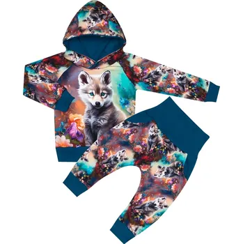 Tepláková souprava - Pejsek (kapuca) Velikost: 128