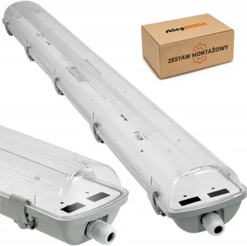 Průmyslové svítidlo Hermetické LED plechové svítidlo 2x120cm - IP65