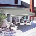 Kazetová elektrická markýza ISABELA 4x3m Šedo-Stříbrná 44063887