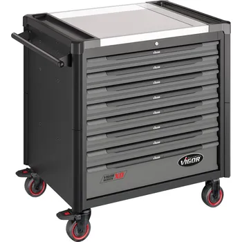 Vigor V4481-XD, Dílenský vozík, extra hluboký, prázdný