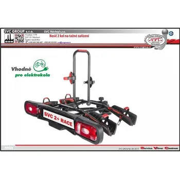 Nosič kol Nosič kol na tažné zařízení SVC 2 Race - Pro 2 Elektro/Kola pro Kia K4 02/2026->, SVC Group