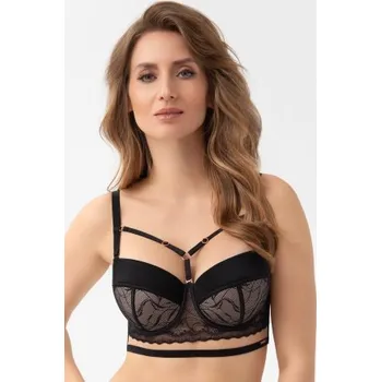 Podprsenka Vyztužená podprsenka Gorsenia G003 Joy Černá 80B