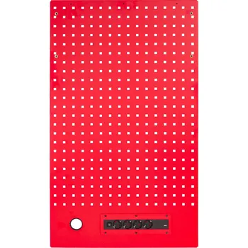 Děrovaná závěsná deska s el. zásuvkou PROFI RED - RWGB1324Q