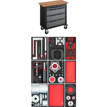 Vigor V7280, Mobilní pracovní stůl řady XL se speciálním nářadím | 12 dílů