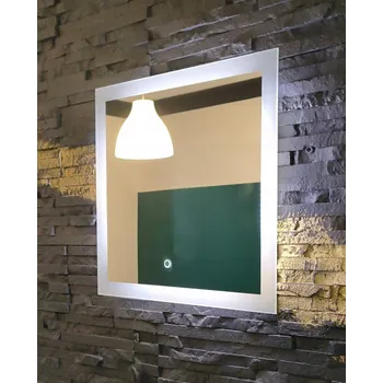 Zrcadlo Zrcadlo LED Lena | 80x80 cm | Nástěnné | 3 LED | Vyrobeno v PL