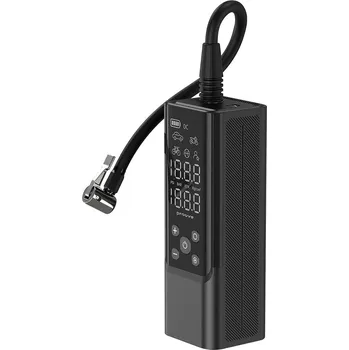 Kompresor Proove - Car Pump Assistant Pro (PPAP80010901) - přenosný kompresor, s digitálním displejem, LED svítilnou, 120 W - černý