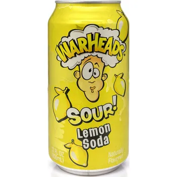 Limonáda Warheads Sour Soda Lemon 355ml {USA}