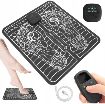 ELEKTRICKÝ MASÉR NA NOHY, MULTIFUNKČNÍ, SE 6 REŽIMY A 9 ÚROVNĚMI INTENZITY