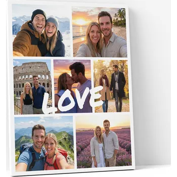 Dětské zboží FOTOPLÁTNO text 07 - koláž z vlastních fototek - 30x40 cm - CZ výroba