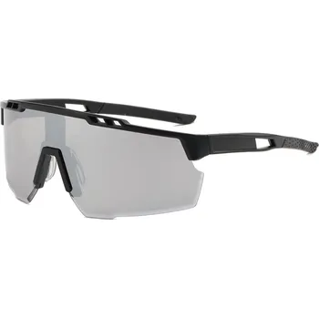 cyklistické brýle Techsuit - Cyklistické brýle (9963) - pro cyklistiku, sportovní outdoorové aktivity, s PC rámečkem a čočkami, unisex - černá / šedá