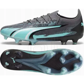 Kopačky Kopačky Puma šedé lisovky 45 se syntetickou ponožkou