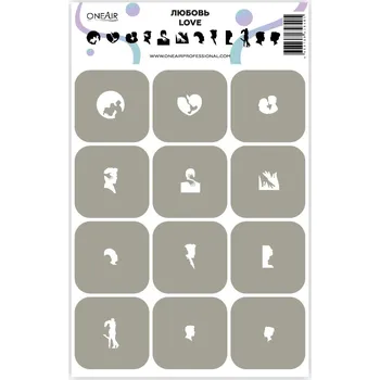 Šablona pro airbrush OneAir Love