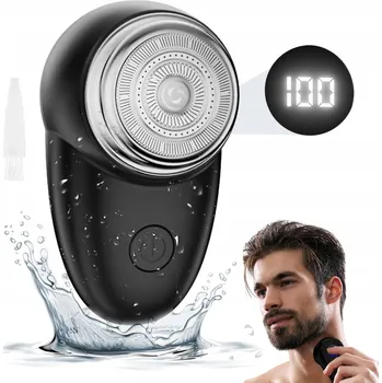 Holicí strojek MINI ELEKTRICKÝ HOLICÍ STROJEK S 3D BŘITY A USB NABÍJENÍM 8500 RPM