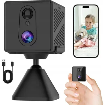 IP kamera MINI ŠPIÓNÍ KAMERA DETEKCE POHYBU VZDÁLENÝ NÁHLED FULL HD WIFI SKRYTÁ