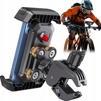 DRŽÁK NA KOLO PRO MOTOCYKLOVÝ TELEFON ODOLNÝ PROTI OTŘESŮM DRŽÁK NA ŘÍDÍTKA