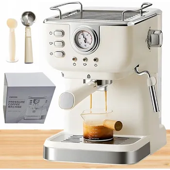 Kávovar Automatický kávovar Bedee 1050 W 20 barů béžový