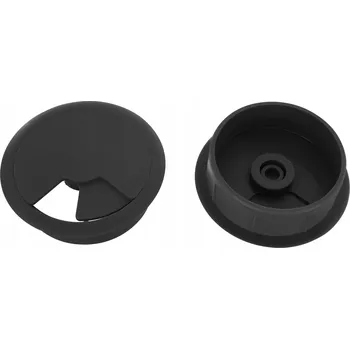 kabelová chránička Kabelová průchodka kulatý x 60 mm plast černá - 10 ks