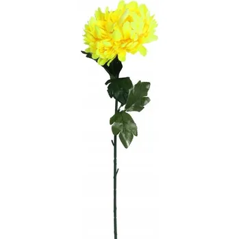 umělá květina Umělá Chryzantéma Žlutá Dekorativní Květina Jednotlivá 70 cm