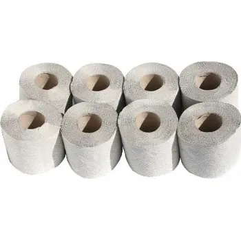 Toaletní papíry 8 x Toaletní papír šedý recyklovaný jednovrstvý