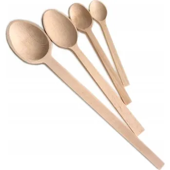 Vrták Dřevěná lžíce Varšava 4 ks Sada