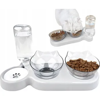 Miska pro psa Sada dvou misek na krmení Bedee, plastové, 500 ml