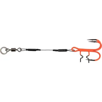 2ks Stinger Mikado Jaws Evo Titanium 13kg 6cm Trojháček 4 UV