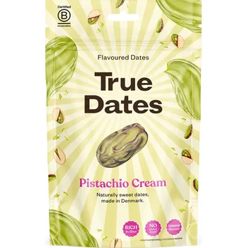 Sušené ovoce True Dates Datle s příchutí pistácie (100 g)