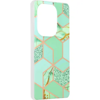 Techsuit - Marble Series - Poco M6 Pro 4G - Green Hex