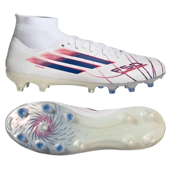 Kopačky Adidas F50 Sparkfusion Pro Mid FG/AG bílá/červená/modrá EUR 40 2/3