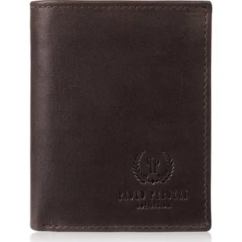 Peněženka Pánská kožená peněženka malá hnědá klasická Paolo Peruzzi AY-09-BR
