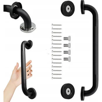 Madlo do koupelny MADLO DRŽÁK ROVNÉ KOUPELNOVÉ PRO INVALIDY PROTISKLUZOVÉ 30CM