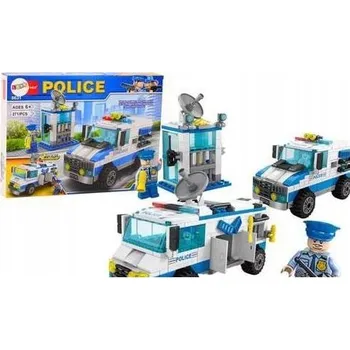 ostatní stavebnice Sada kostek Policie Policejní vůz Budova 271 Dílů