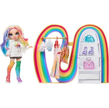 Panenka RAINBOW HIGH Panenka Amaya RAINBOW CLOSET - s Duhovou Skříní a Příslušenstvím