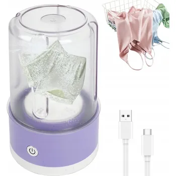 IP kamera MINI PRALKA 500G KOMPAKTOWA PRO DĚTSKÉ OBLEČENÍ A SPODNÍ PRÁDLO FIALOVÁ