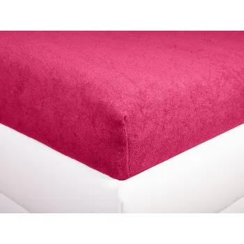 Prostěradlo Aaryans Froté prostěradlo růžové Rozměry prostěradla: 90x200 cm