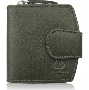 Peněženka Paolo Peruzzi peněženka z pravé kůže zelená - dámská