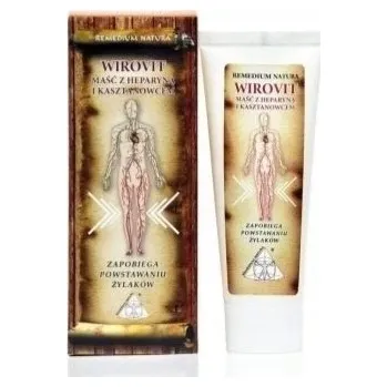 Wirovit mast na křečové žíly s heparinem a jírovcem maďalem (kaštan) Remedium Natura