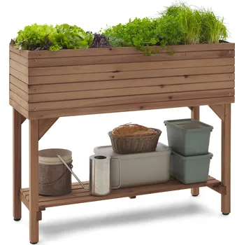 Truhlík 723951 - Tchibo - Vyvýšený truhlík - barva: hnědá