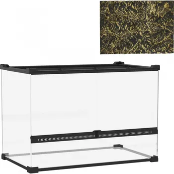 Terárium Skleněné terárium pro plazy s přední ventilací 50 x 30 x 35 cm | průhledné