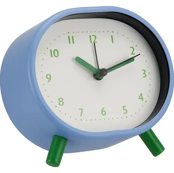 Budík Segnale Kovový budík VAKNA - modrý