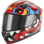 NOX KASK INTEGRALNY (FULL FACE) N731 SCRAPPY KID / JUNIOR (DZIECIĘCY) KOLOR CZERWONY/NIEBIESKI/BIAŁY ROZMIAR S
