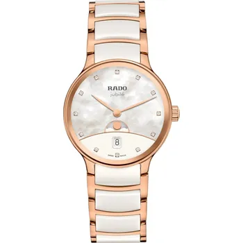 Hodinky Rado Centrix Diamonds Moonphase Quartz R30232922 + 5 let záruka