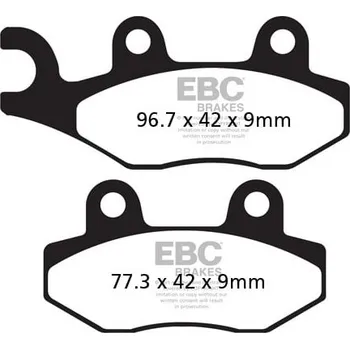 Brzdová destička Brzdové destičky EBC SFAC228 PEUGEOT Geopolis 400 2007-2012