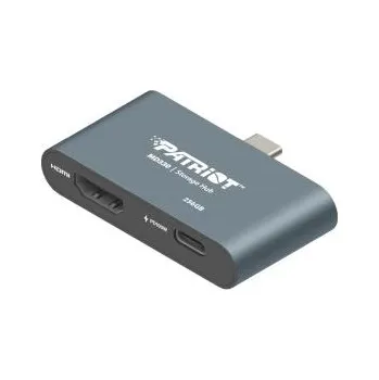 USB hub 256GB Patriot HUB + úložiště MD300 USB-C+ HDMI (PMD256GH013)