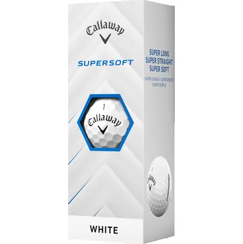 Golf Callaway Supersoft 25 Golf Balls (3pcs), White