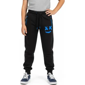 Dívčí mikina Chlapecké tepláky s kapsami na zip Velikost: 170, Barva: Černo/modrá